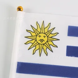 Bandera Uruguay mano eventos decoración
