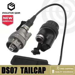 Interruptor de linterna DS07 para linterna SF Scout PLHv2 y iluminador Kiji conjunto de interruptor de linterna impermeable