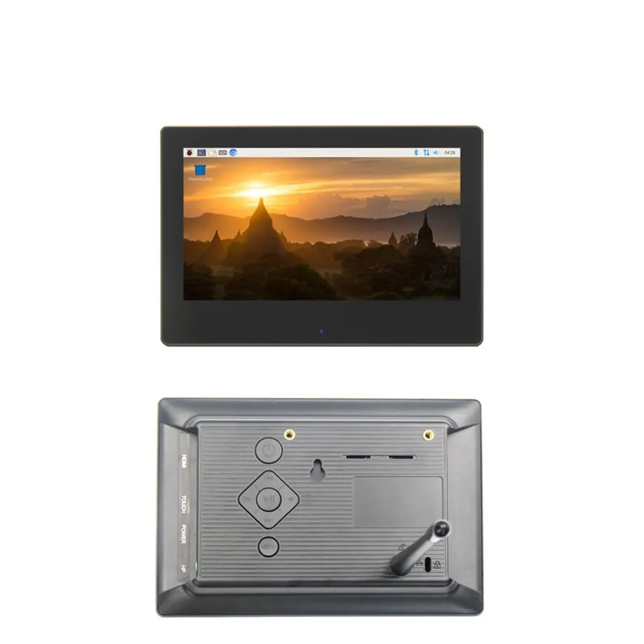 Pantalla táctil de 7 pulgadas Raspberry Pi 4, LCD TFT capacitivo compatible con HDMI para Pi 4B 3B + Orange Pi 5 PC AIDA64 pantallas secundarias - imagen 5