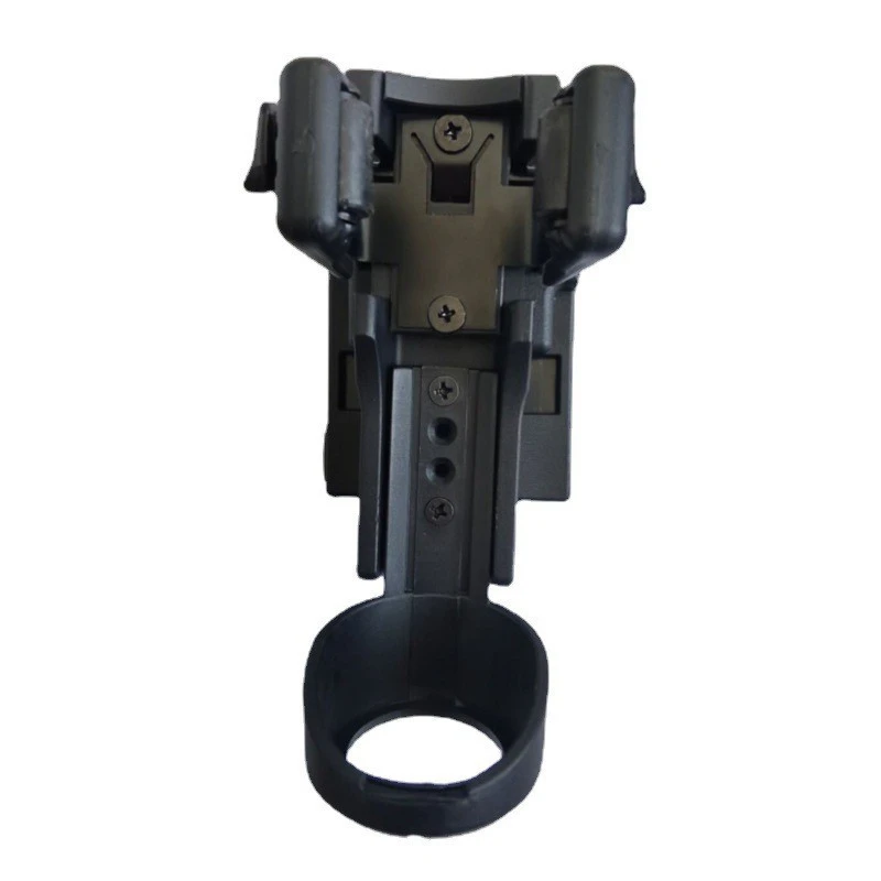 Bolsa táctica con soporte para bastón de extracción rápida, estuche para bastón con rotación de 360 grados, soporte para linterna y bolsa de pulverización de Gas rasgado, funda para herramientas de servicio - imagen 5