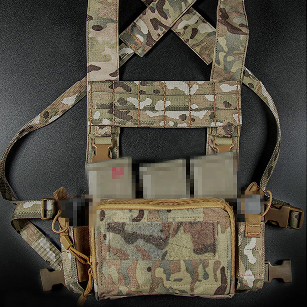 Placa de expansión MOLLE de aparejo de pecho táctico, Panel Molle de puente EUD para caza, accesorios de chaleco Airsoft D3CRM D3CRX - imagen 5