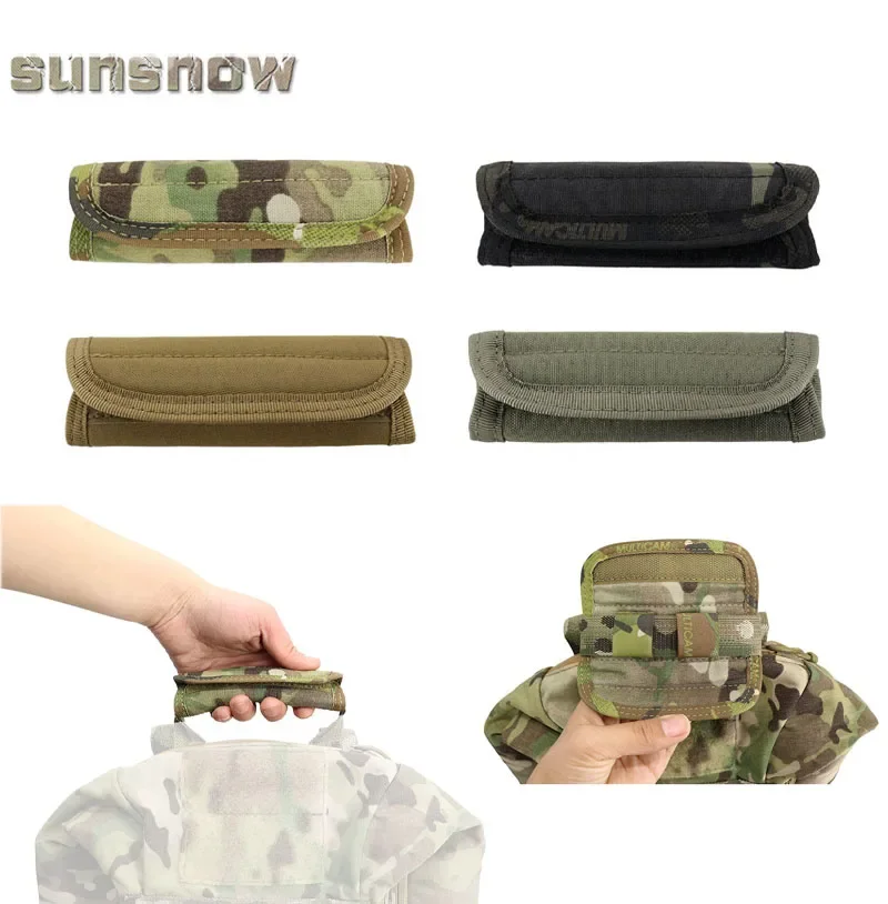 Funda protectora para asa de equipaje, funda táctica para asa de bolso, almohadilla para correa de hombro para mochila, accesorios para bolso, 1 unidad