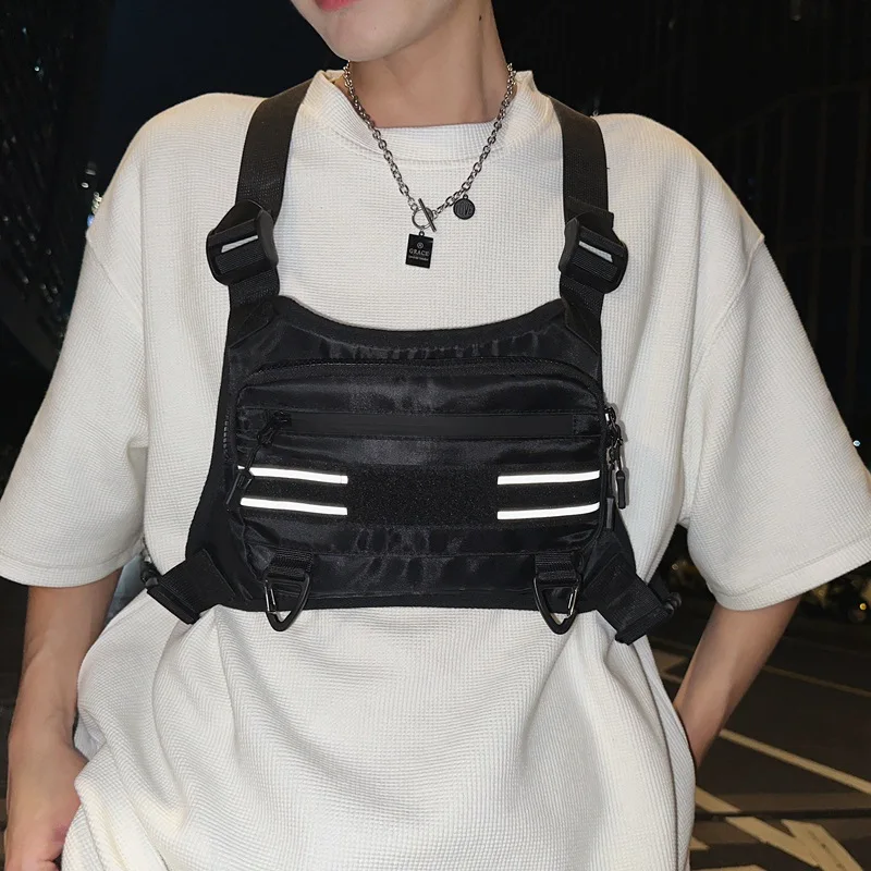 Bolsa de pecho Molle para exteriores, pesca en la calle, táctica, Camping, ciclismo, senderismo, caza, escalada, señuelo, riñonera, paquete táctico de moda - imagen 4