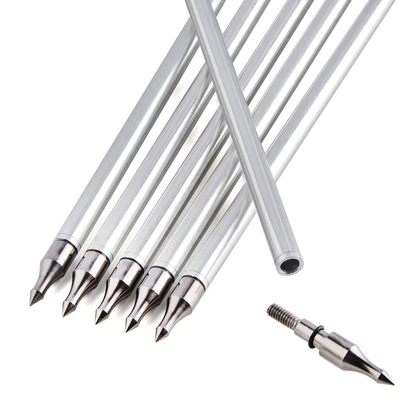 6/12 Uds. Flechas de 31,7 "SP500 Flecha de aluminio potente de alta resistencia arco tiro con arco caza tiro objetivo accesorios de práctica - imagen 3