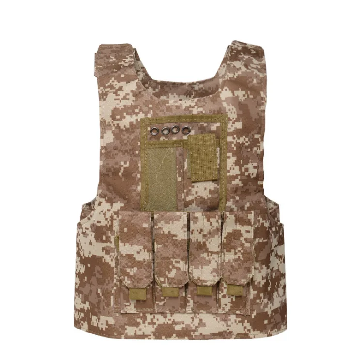 Chaleco táctico para niños, portador de placa de asalto para entrenamiento de combate, caza al aire libre, Airsoft CS, chalecos de protección deportiva para caza - imagen 4