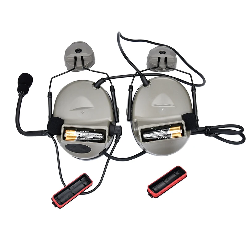 Casco de tiro táctico Comta II, auriculares con función de comunicación de reducción de ruido U94 PTT, adaptador de arco para auriculares de caza al aire libre - imagen 3