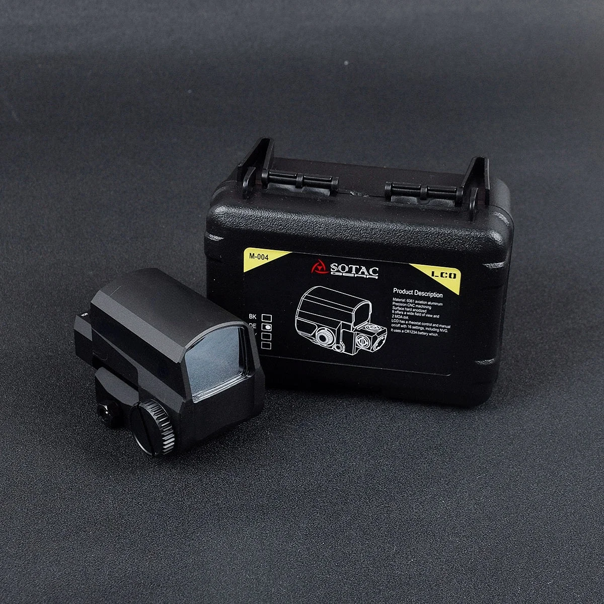 Mira réflex holográfica táctica LCO Red Dot, compatible con todos los rieles de 20mm, mira colimadora para Rifle y caza al aire libre - imagen 4