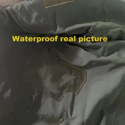 Chaqueta táctica impermeable con capucha para hombre invierno y otoño