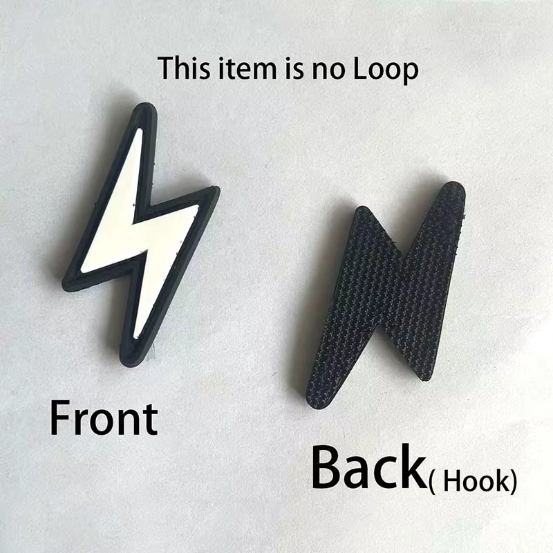 Parche táctico PVC 3D con gancho para mochila y brazalete - imagen 3