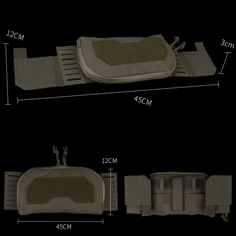 Bolsa para revistas Triple tipo K, bolsa Admi de capa exterior, palo fluorescente, tijeras de emergencia, rotulador, funda para torniquete - imagen 5