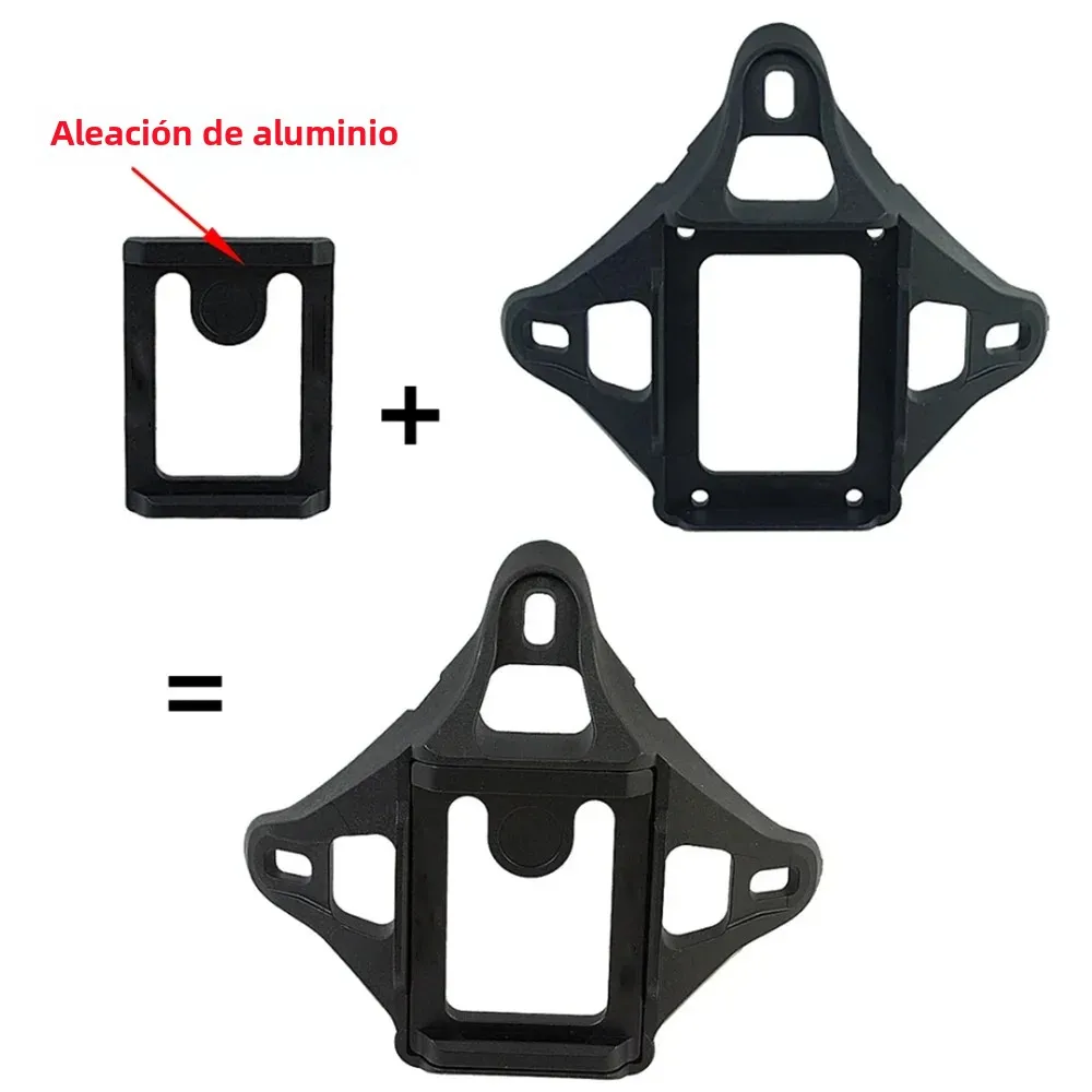 SINAIRSOFT nuevo estilo casco táctico Vas Shroud adaptador de montaje NVG L4G24 de tres orificios para casco FAST MICH AF Wendy - imagen 2