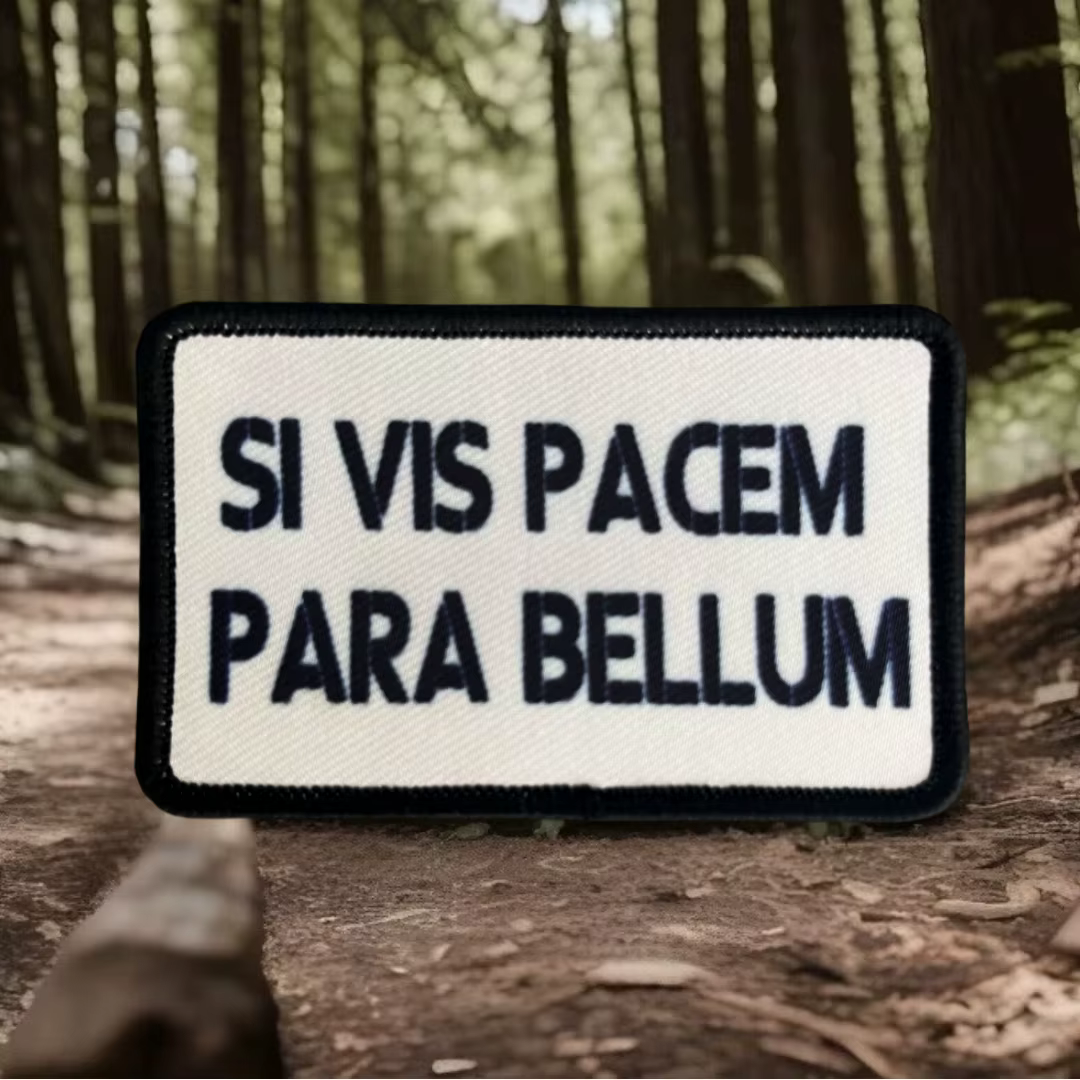 Parche táctico velcro Si vis pacem para bellum – Insignia moral - imagen 4