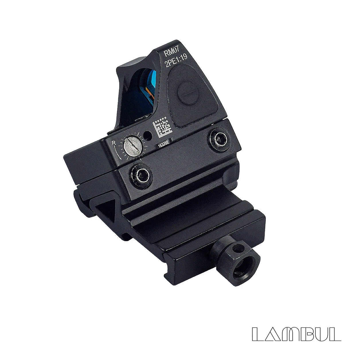 Metal RM 45 ° Montaje lateral de riel Picatinny para Rifle AR15, mira táctica RM de punto rojo/linterna, montaje lateral compensado de 45 grados - imagen 2