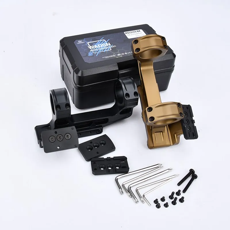 WADSN Airsoft táctico rápido Lpvo alcance montaje 30mm linterna de punto rojo para Rifle AR15 20mm Picatiny Rail accesorios de Base de mira - imagen 5