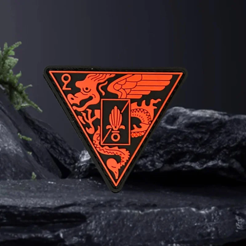 Parche corporal paracaidista, insignia de moral táctica, gancho y bucle de PVC, mochila militar, ropa, pegatina decorativa, brazalete