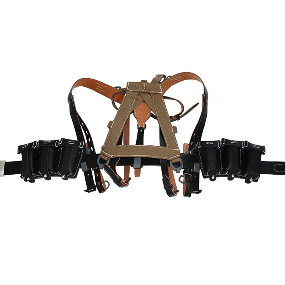 Paquete de marco en A alemán de la Segunda Guerra Mundial, mochila duradera para senderismo al aire libre, paquete de equipo táctico, bolsa de 98k - imagen 2