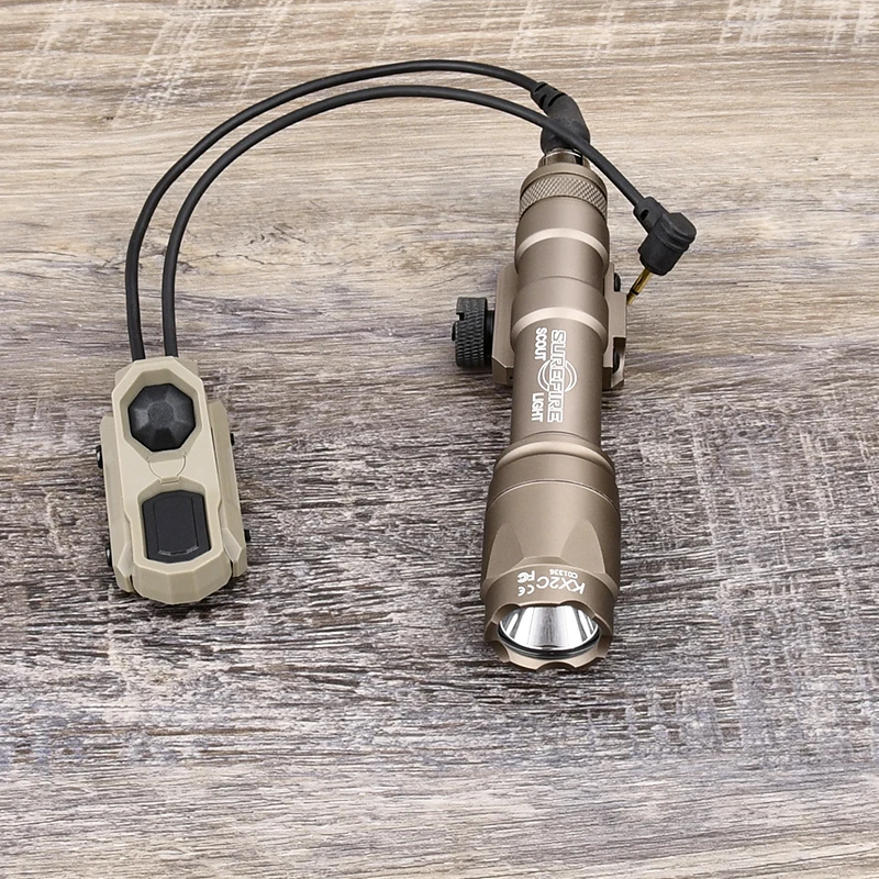 WADSN-linterna M600 M600C AXON, interruptor Dual, enchufe 2,5/SF, caza táctica SF Surefir, luz exploradora, equipo Airsoft apto para riel de 20mm - imagen 3