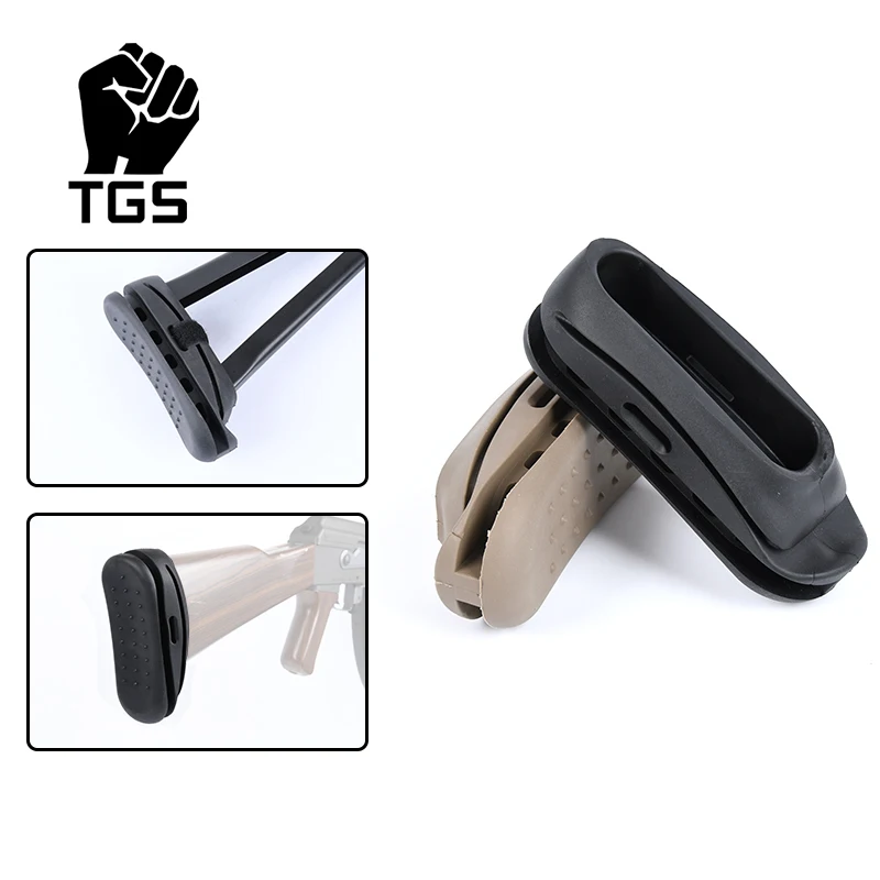 Airsoft-almohadilla táctica de goma a prueba de golpes, accesorio para arma de Rifle de caza, Paintball, AK47, 74U, SVD
