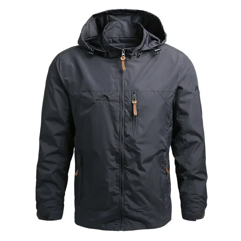 Cortavientos militar ripstop para hombre, chaqueta táctica de exterior - imagen 3
