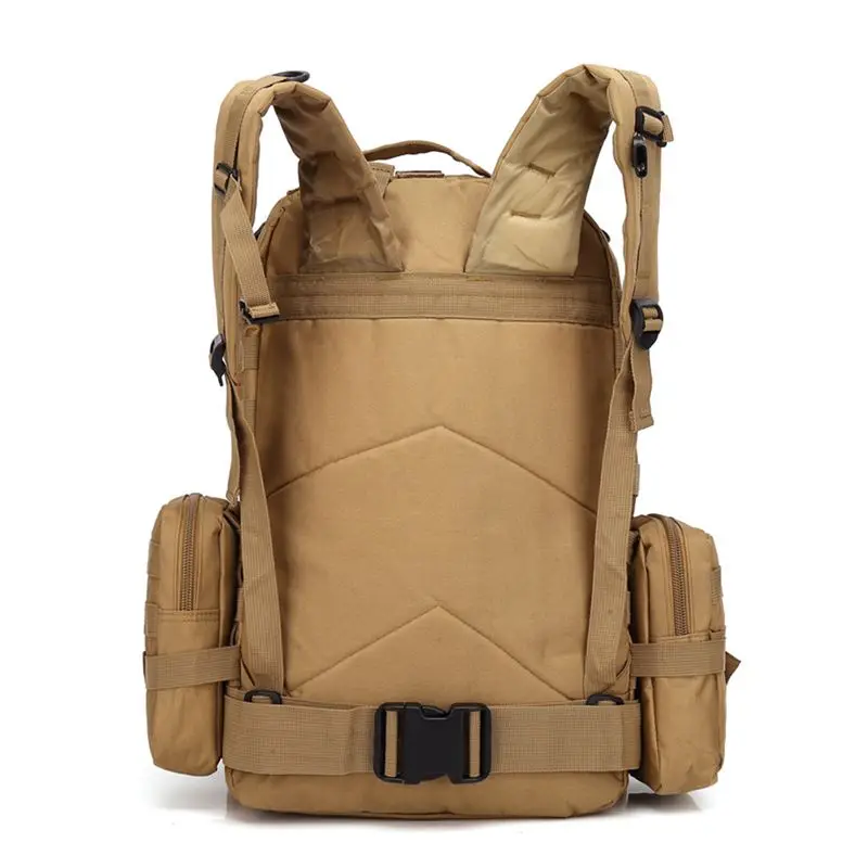 Bolsa deportiva para acampar al aire libre, senderismo, equipo táctico de caza militar para hombre, mochila combinada cuatro en uno - imagen 5