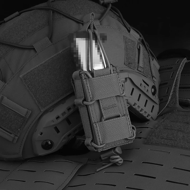 Clip de soporte magnético elástico de montaje MOLLE de extracción rápida, bolsa magnética de 9mm para cinturón portador de placa - imagen 5