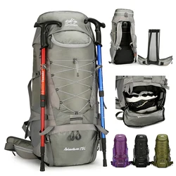 Mochila de Montañismo al aire libre con cubierta para la lluvia, viaje, Camping, senderismo, escalada, zapatos, mochila de hidratación de bolsillo