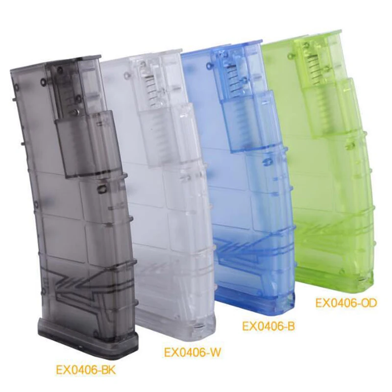 Cargador de velocidad BB de plástico táctico Airsoft, 500 rondas, juegos de guerra CS, tiro de combate, cargador BB, accesorios de caza y Paintball - imagen 5