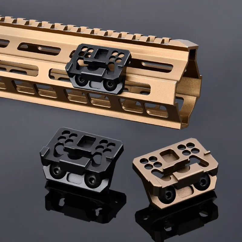 WADSN táctico Surefir M600 M300 luz REIN soporte para linterna Mlok Keymod Base de Metal AR 15 soporte de luz de explorador - imagen 5