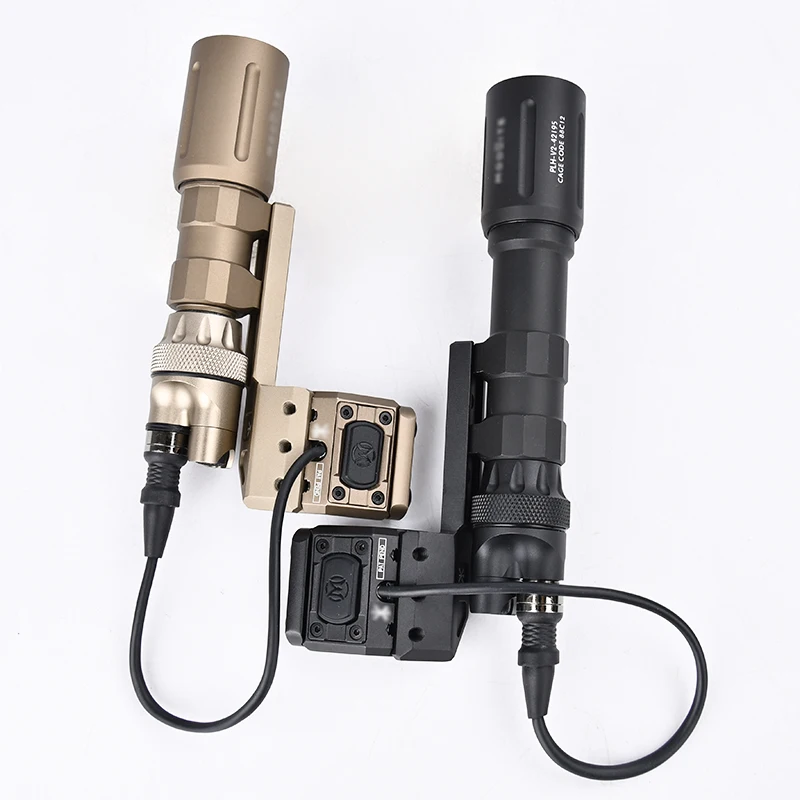 Linterna táctica PLHV2 Modlit, 1300 lúmenes, PLH-V2 de alta potencia, luz de explorador, interruptor Modbuttn, Base de montaje de luz, equipo de arma Airsoft - imagen 3