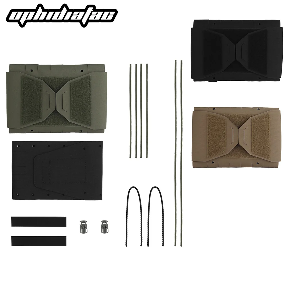 OPHIDIANTAC-Bolsa MOLLE de diseño dividido para exteriores, botiquín de primeros auxilios médico ligero, bolsa de almacenamiento de herramientas de emergencia para supervivencia y acampada y caza