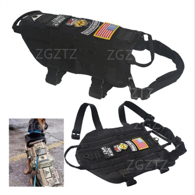 Parche bordado con modo de bestia para perros de servicio, insignia con emblema de entrenamiento para perros trabajadores, parche K9 para arneses de chaleco para mascotas - imagen 2