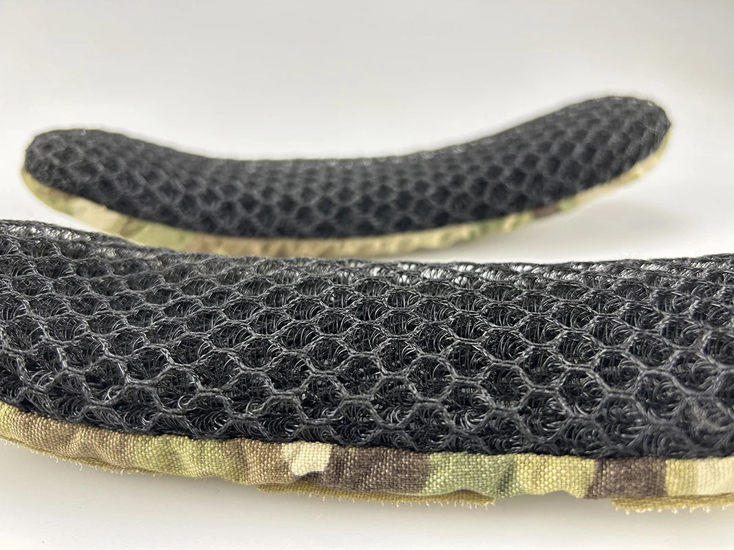 Chaleco táctico Compatible con MOLLE, conjunto de almohadillas de malla transpirable para cinturón y mochila de hombro con diseño ergonómico 3D - imagen 3