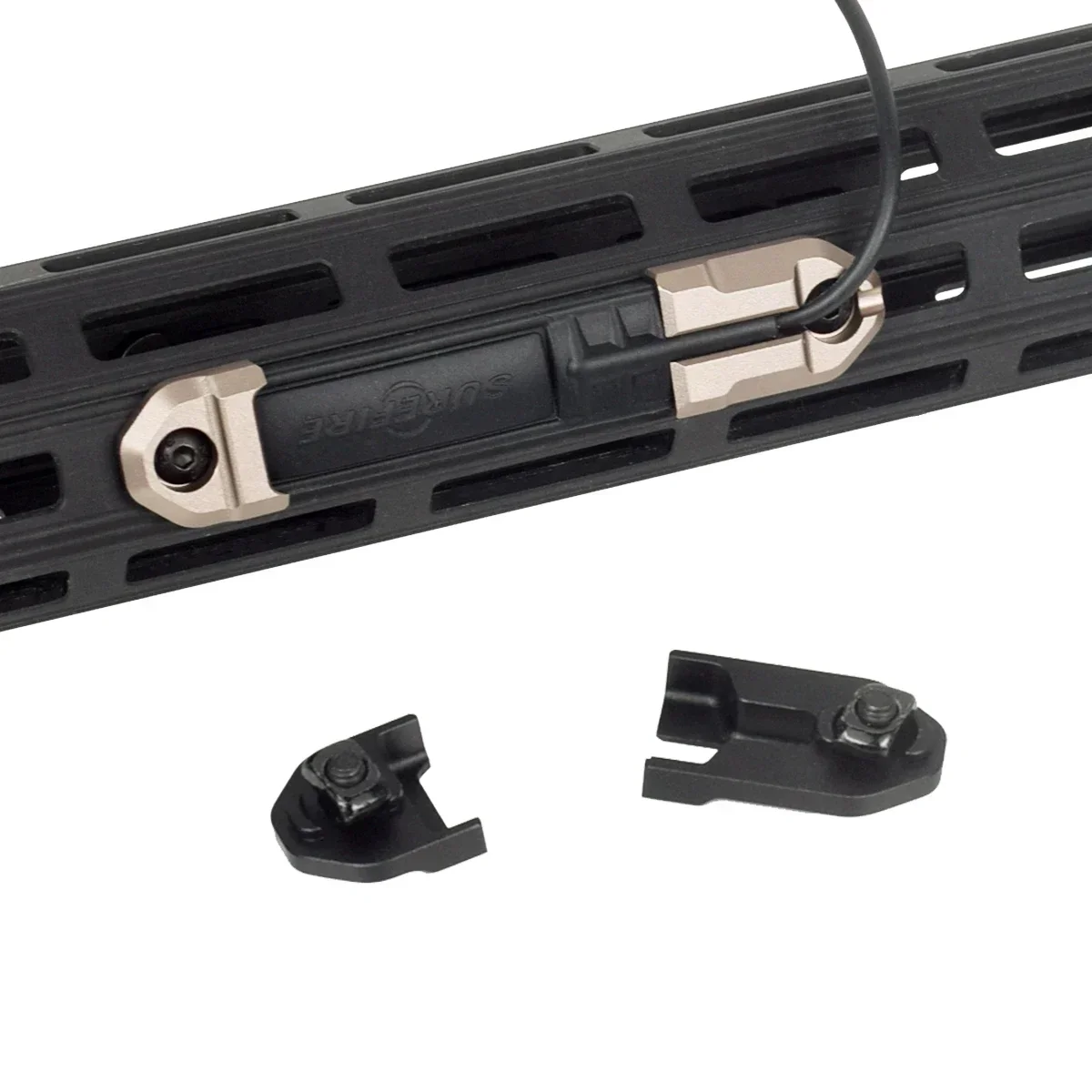 Ranura de montaje de interruptor remoto táctico compatible con SureFire M300 M600 M951 M952 Panel de bolsillo CNC ligero Kit de accesorios para Rifle Mlok Keymod - imagen 5