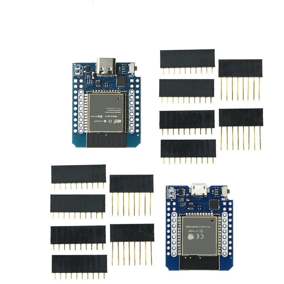 D1 MINI ESP8266 ESP32 ESP-32S WIFI Bluetooth compatible CP2104 CH9102 Módulo de placa de desarrollo para Wemos Arduino con pines - imagen 5