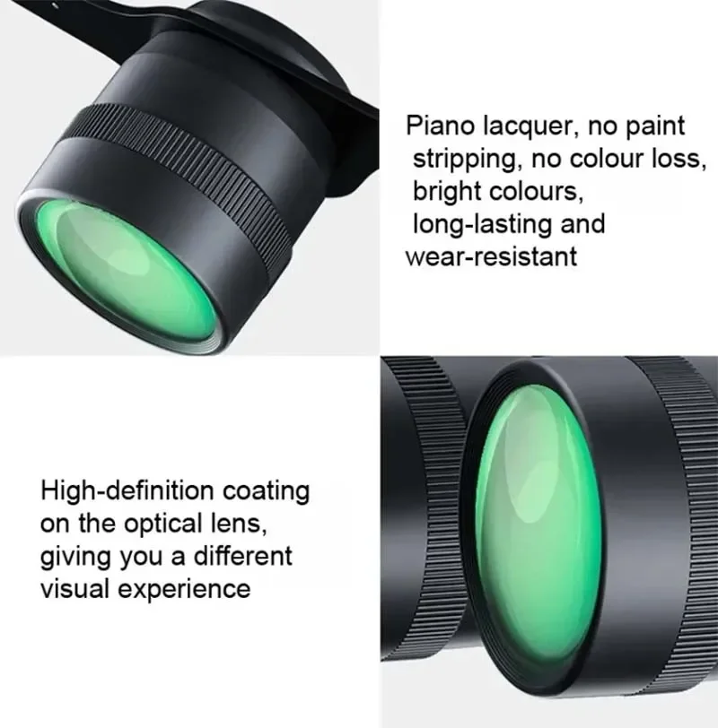 Binoculares de visión nocturna para hombres y mujeres, gafas de telescopio de pesca, lupa con zoom para caza y senderismo, herramienta para acampar al aire libre - imagen 5