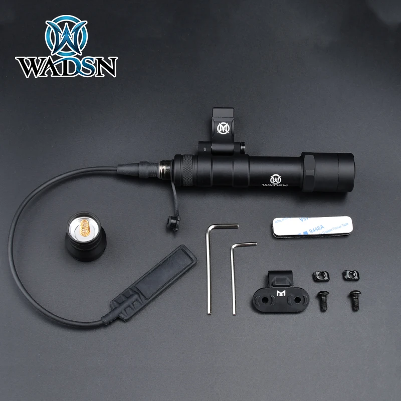 WADSN-linterna estroboscópica M640 640B, 640W 640U Surfire Scout, 800LM, Airsoft, luz de arma, Mlok, Keymod, Picatinny, iluminación de riel - imagen 5