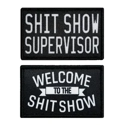 Parche moral táctico Shit Show con respaldo de gancho y bucle