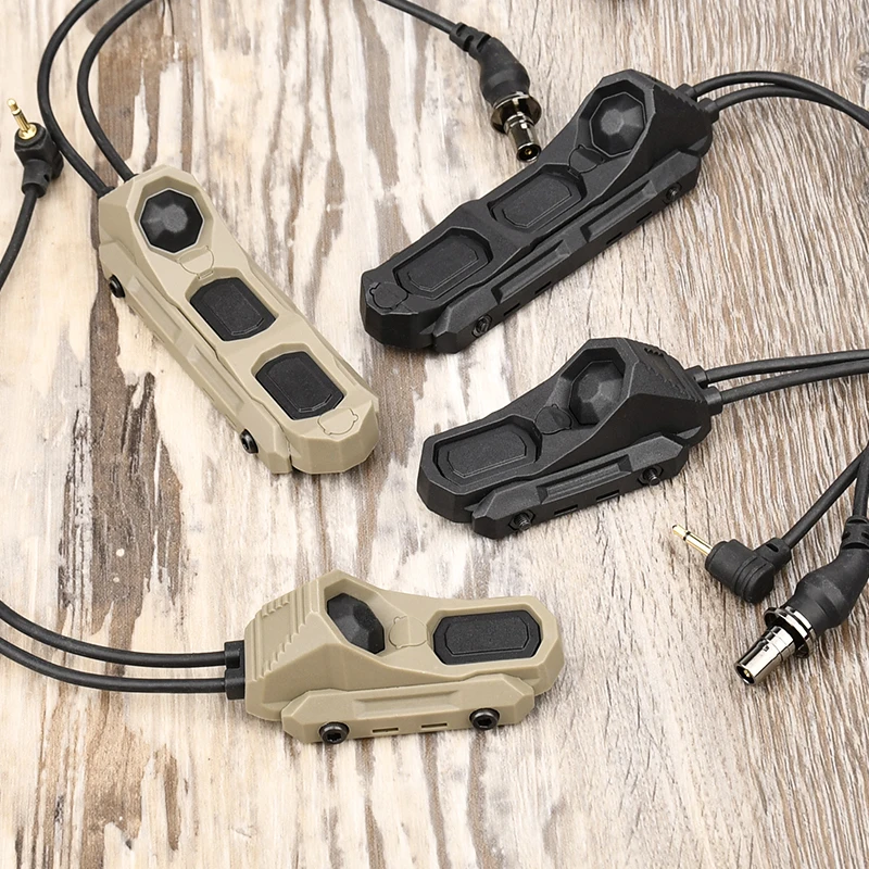 Tactical WADSN AXON UNIT Botón Modular Dual Función Interruptor Remoto de Presión para Airsoft SF/2.5/3.5/Conector Crane Compatible con PEQ NGAL OGL Laser - imagen 3
