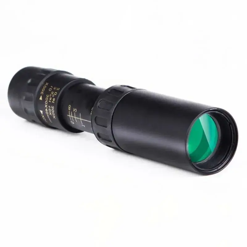 Binoculares potentes con Zoom 10-300X, Metal HD Bak4, telescopio profesional portátil de calidad de largo alcance, Monocular para caza - imagen 3