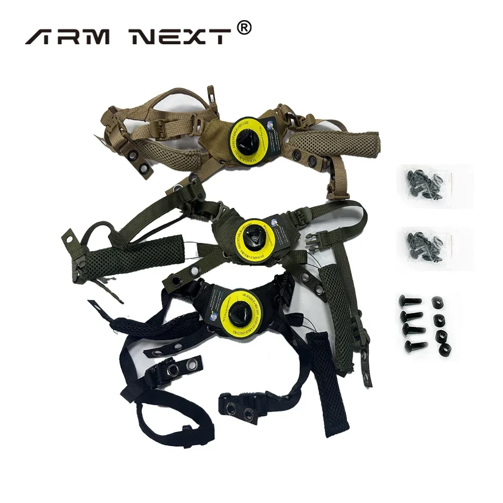 Wendy-sistema de suspensión para casco, juego de almohadillas de espuma viscoelástica, cordón ajustable, accesorio para casco Airsoft de caza al aire libre FAST MICH - imagen 5