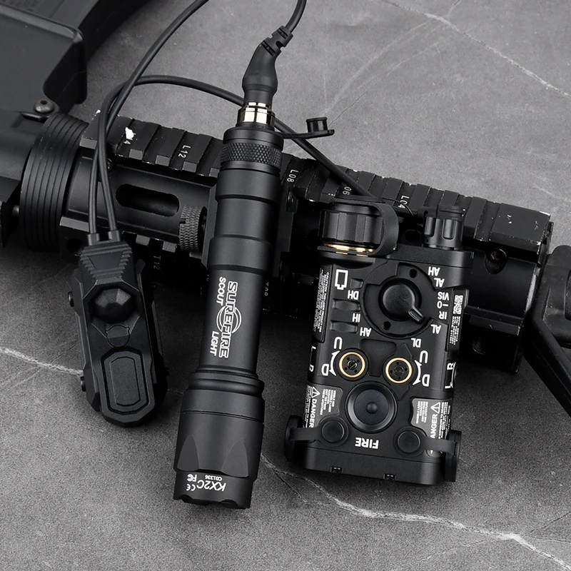 WADSN-linterna táctica NGAL láser y Surefire M300A/M600C con interruptor remoto Dual AXON, cuerpo totalmente metálico para Airsoft/caza - imagen 2