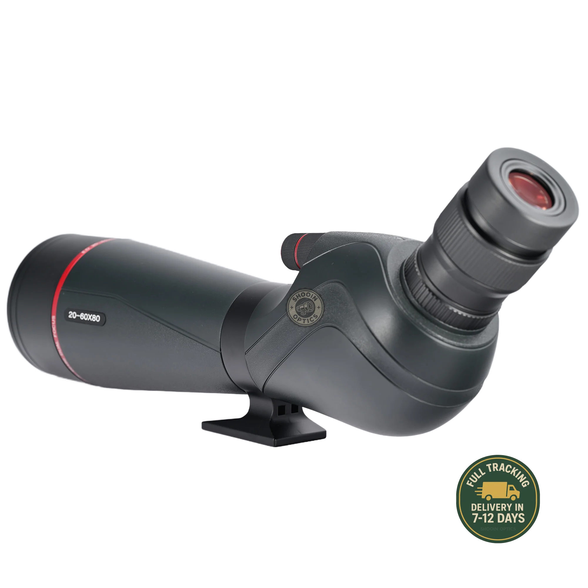 Shooin Optics HD Spotting Scope 20-60x80 25-75x100 BAK4 Prisma FMC Dispositivo óptico impermeable para exteriores totalmente recubierto - imagen 4