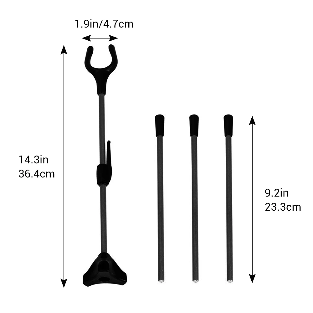 Soporte trípode plegable para arcos recurvos y largos - imagen 2