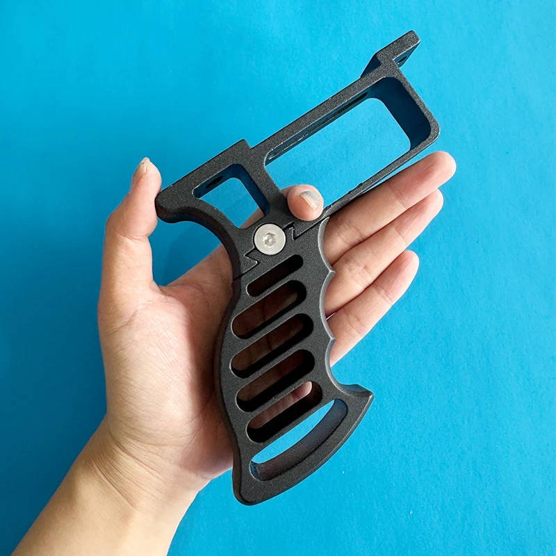 Mango de montaje de aleación de aluminio de aviación de alta resistencia, agarre táctico para caza, pesca, Camping, estructura ligera y resistente - imagen 3