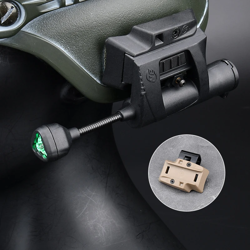 Pistola de aire táctica para caza de pista rápida, luz láser para casco, riel Picatinny de 20MM, modelo mplls4 - imagen 3