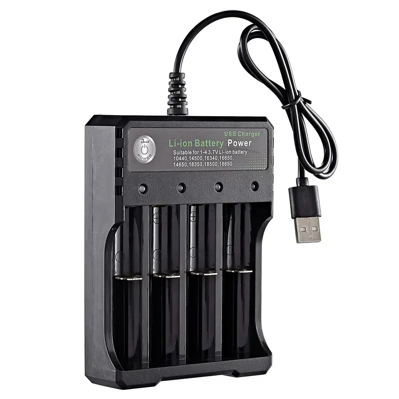 Cámaras de caza Batería y cargador USB 3 uds 18650 baterías para dispositivo de visión nocturna M2 m5 nk007 nk008 - imagen 5