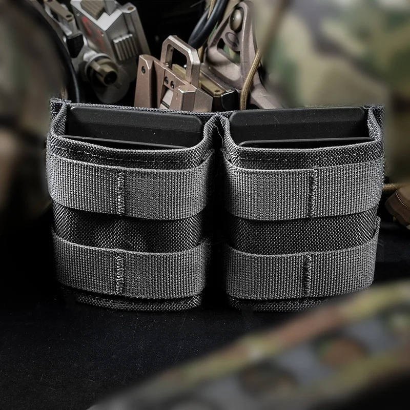 Bolsa doble magnética FAST 5.56 (corta) |   Revista de perfil bajo compatible con MOLLE de extracción rápida |   Para accesorios de aventura en la naturaleza - imagen 3