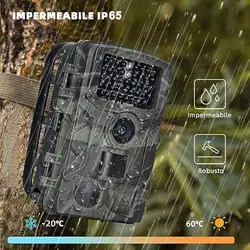 Cámara de vigilancia HC-808A infrarroja impermeable con movimiento