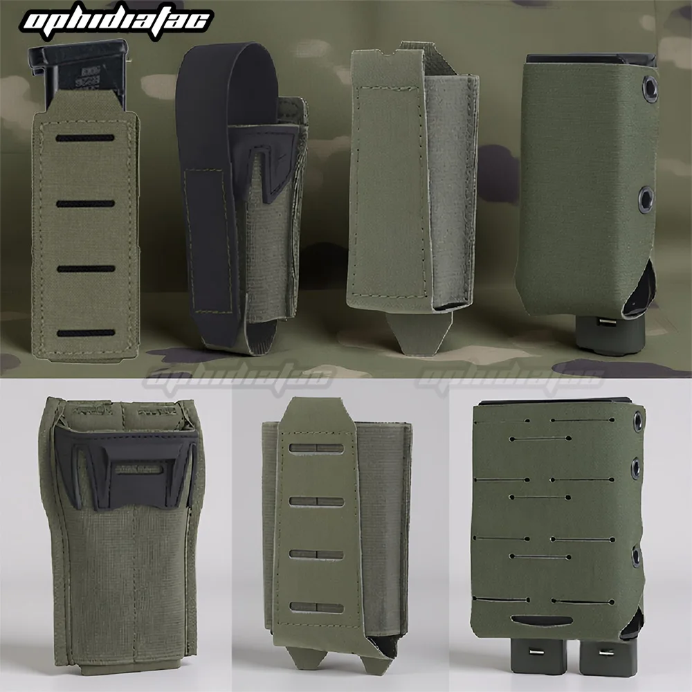 OPHIDIANTAC 5,56/7,62/9mm/AR15/M4 Mag Bag sistema Molle bolsa de almacenamiento ligera chaleco paquete de accesorios para equipo de caza