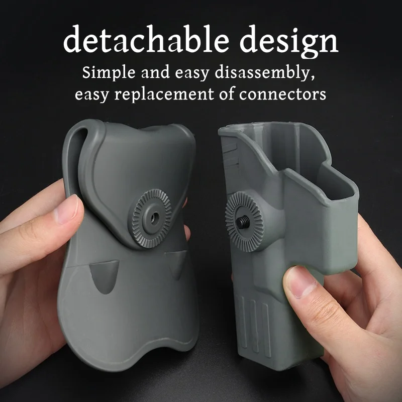 Funda táctica extracción rápida para pistola Glock 17 – Polímero - imagen 4